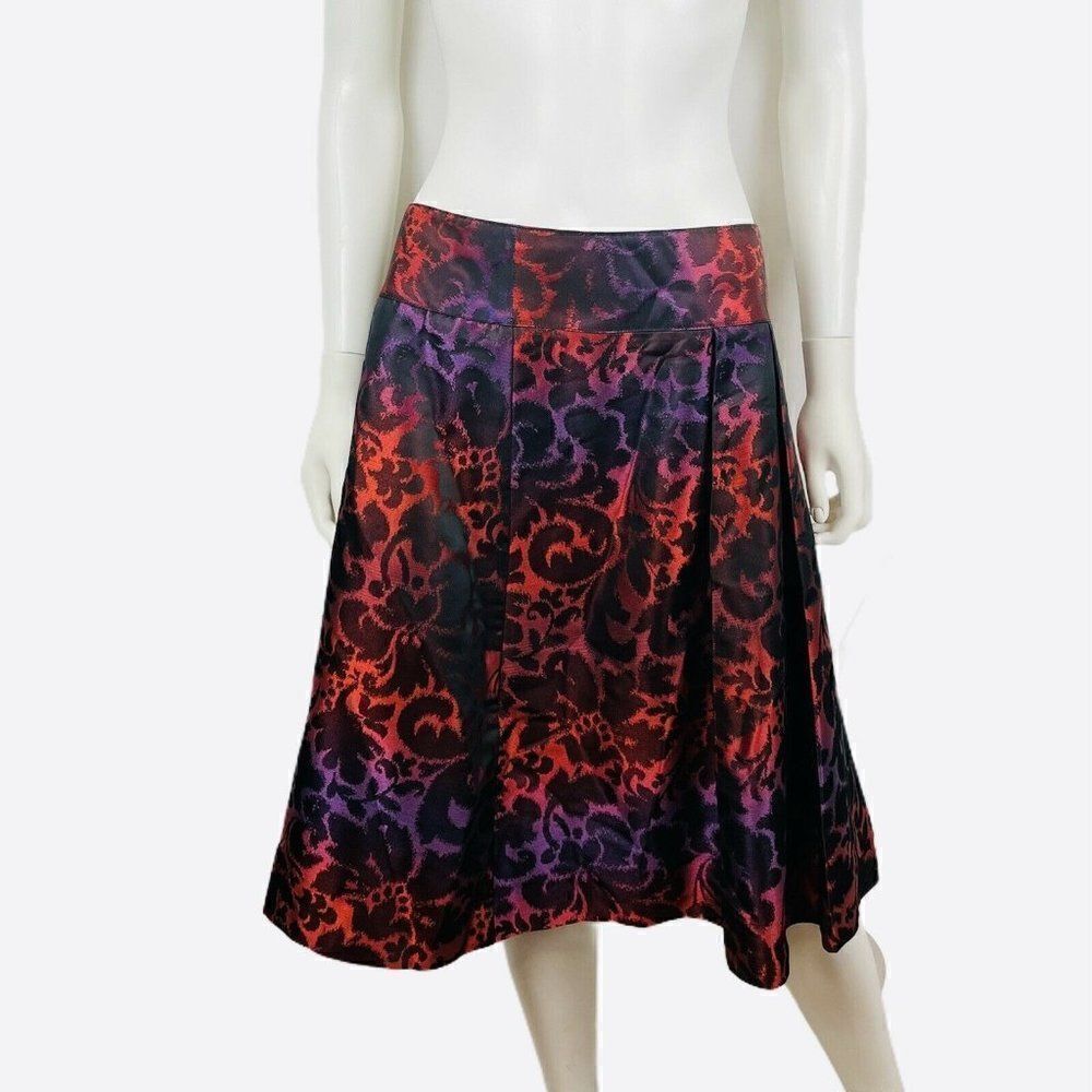 Lane Bryant A Line Skirt 20 Plus Size Metallic